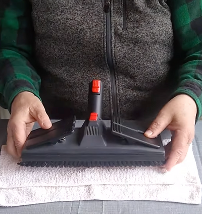 Steam Cleaners: How to Attach a Terry Towel to the Rectangular and Triangular Brush Tools